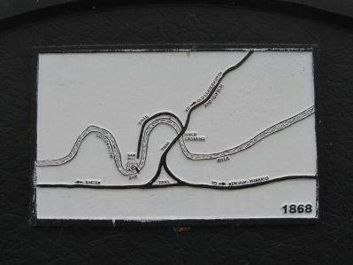 Close-up of 1868 River Crossing. Click for full size. Close-up of 1868 River Crossing image. Click for full size.