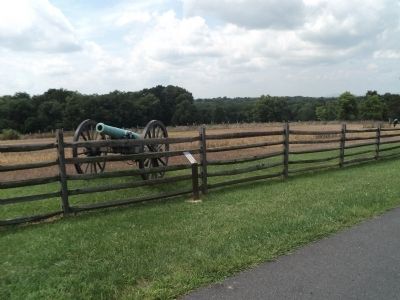 Marker on the Antietam Battlefield. Click for full size. Marker on the Antietam Battlefield image. Click for full size.