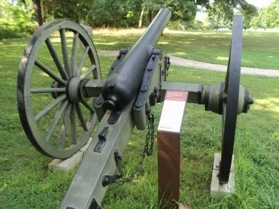 Marker on the Antietam Battlefield image. Click for full size.
