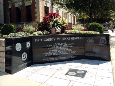 Piatt County Veterans Memorial Marker image. Click for full size.