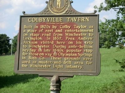 Colbyville Tavern Marker image. Click for full size.