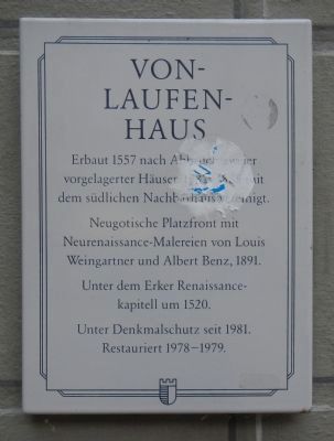 Von Laufenhaus Marker image. Click for full size.