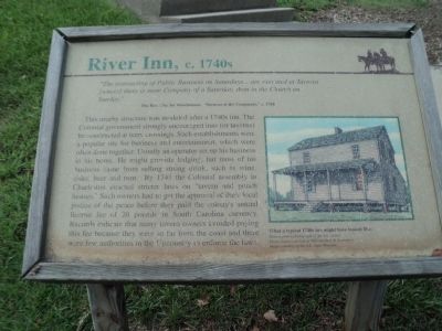 River Inn, c. 1740s Marker image. Click for full size.