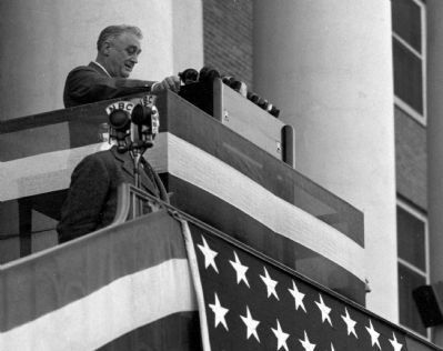 President Franklin D. Roosevelt October 31, 1940 image. Click for full size.