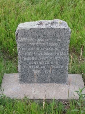 Court Martial Site Marker image. Click for full size.
