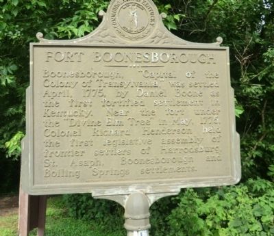 Fort Boonesborough Marker image. Click for full size.