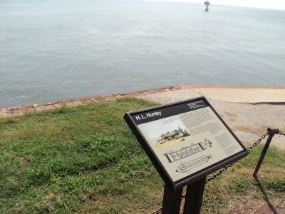 H.L. Hunley Marker. Click for full size. H.L. Hunley Marker image. Click for full size.