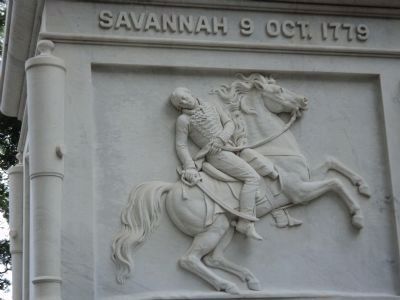 Detail of the Pulaski Monument image. Click for full size.