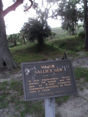 Major Gallie's Gun Marker image. Click for full size.