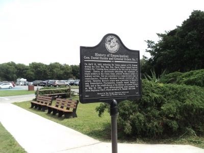 History of Emancipation Marker. Click for full size. History of Emancipation Marker image. Click for full size.