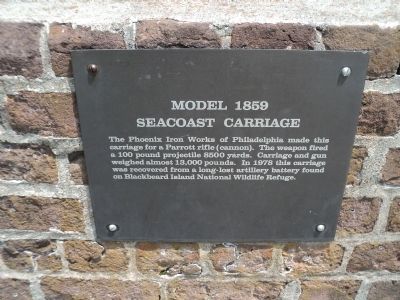 Model 1859 Seacoast Carriage Marker image. Click for full size.