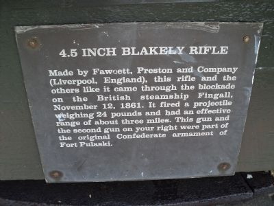 4.5 Inch Blakely Rifle Marker image. Click for full size.