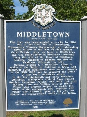 Middletown Marker image. Click for full size.