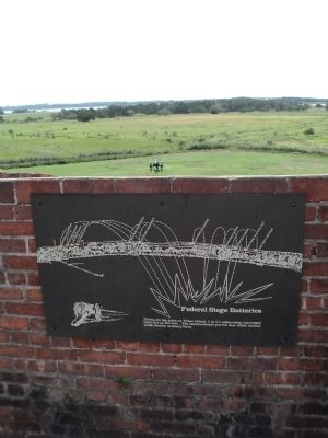 Federal Siege Batteries Marker. Click for full size. Federal Siege Batteries Marker image. Click for full size.