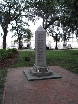 Savannah Marine Korean War Monument image. Click for full size.
