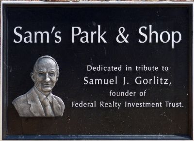 Sam's Park & Shop marker. Click for full size. Sam's Park & Shop marker image. Click for full size.