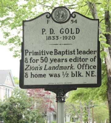 P.D. Gold Marker image. Click for full size.