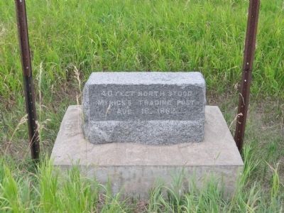 Myrick's Trading Post Site Marker image. Click for full size.
