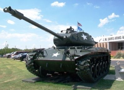 US Army M-41 "Walker Bulldog" Light Tank and Bench image. Click for full size.