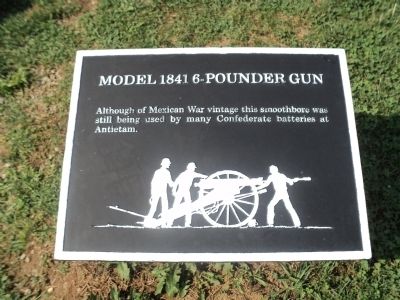 Model 1841 6-Pounder Gun Marker image. Click for full size.