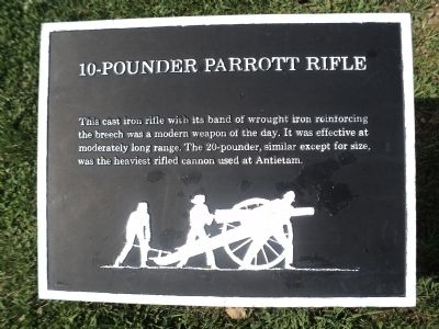 10-Pounder Parrott Rifle Marker image. Click for full size.