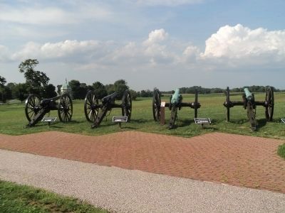 Artillery on the Antietam Battlefield image. Click for full size.