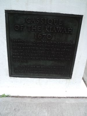 Cassique of the Kiawah Marker image. Click for full size.
