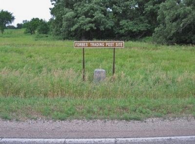 Forbes' Trading Post Site and Marker image. Click for full size.