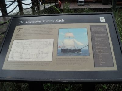 The <i>Adventure</i>, Trading Ketch Marker image. Click for full size.