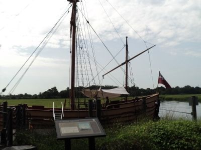 The <i>Adventure</i>, Trading Ketch Marker image. Click for full size.