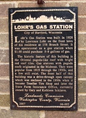 Lohrs Gas Station Marker image. Click for full size.