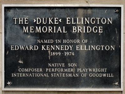 The Duke Ellington Memorial Bridge Marker image. Click for full size.
