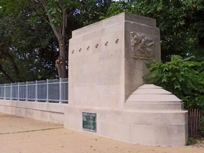 The Duke Ellington Memorial Bridge Marker. Click for full size. The Duke Ellington Memorial Bridge Marker image. Click for full size.