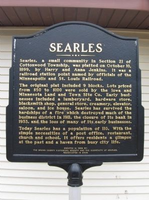 Searles Marker image. Click for full size.