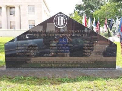 Wetumpka Vietnam War Memorial Marker image. Click for full size.