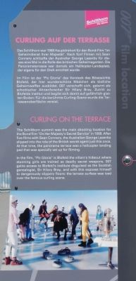 James Bond on the Schilthorn Marker, Curling on the Terrace image. Click for full size.