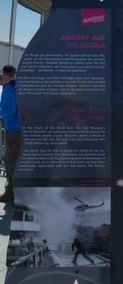 James Bond on the Schilthorn Marker, Attack on Piz Gloria image. Click for full size.