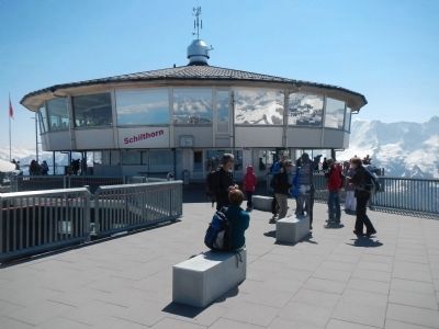 James Bond on the Schilthorn Marker image. Click for full size.