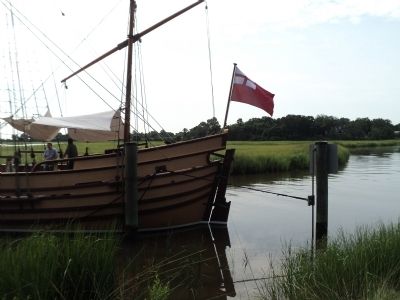 Site of the First English Settlement in SC - Charles Towne image. Click for full size.