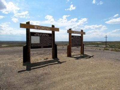 Wind and Water in<br>the Great Divide Basin Marker image. Click for full size.