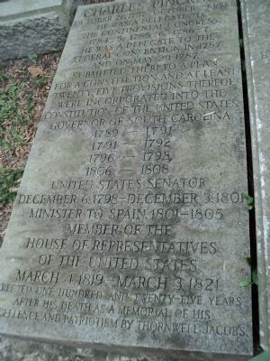 Charles Pickney Marker image. Click for full size.