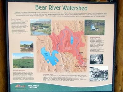 Bear River Watershed Marker image. Click for full size.