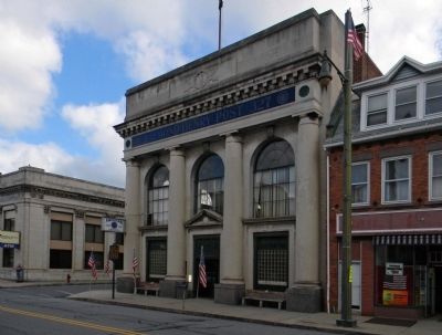 Wide view of the Loretto Perfectus Walsh Marker. Click for full size. Wide view of the Loretto Perfectus Walsh Marker image. Click for full size.