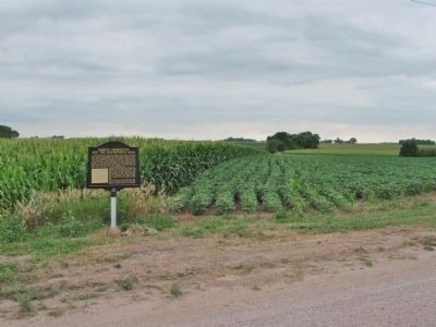 Dakota Reservation and the Leavenworth Road Marker. Click for full size. Dakota Reservation and the Leavenworth Road Marker image. Click for full size.