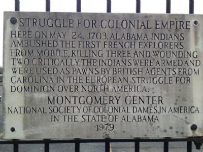 Struggle For Colonial Empire Marker image. Click for full size.