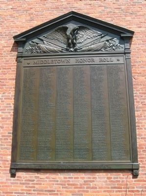 Middletown Honor Roll. Click for full size. Middletown Honor Roll image. Click for full size.