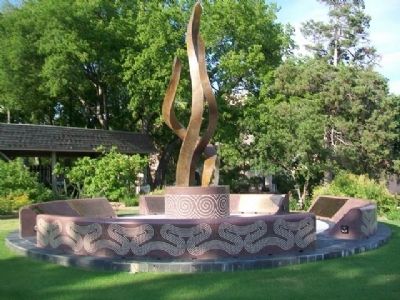 Creek Nation Council Oak Memorial. Click for full size. Creek Nation Council Oak Memorial image. Click for full size.