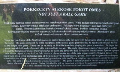 Not Just a Ball Game Marker. Click for full size. Not Just a Ball Game Marker image. Click for full size.