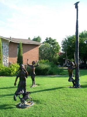 Not Just a Ball Game Sculpture. Click for full size. Not Just a Ball Game Sculpture image. Click for full size.