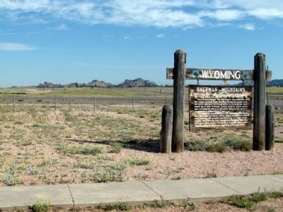 Sherman Mountains Marker. Click for full size. Sherman Mountains Marker image. Click for full size.
